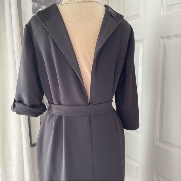 NWT Madeleine Black Dress With 3/4 Length Sleeves, Size 14 - Picture 6 of 14
